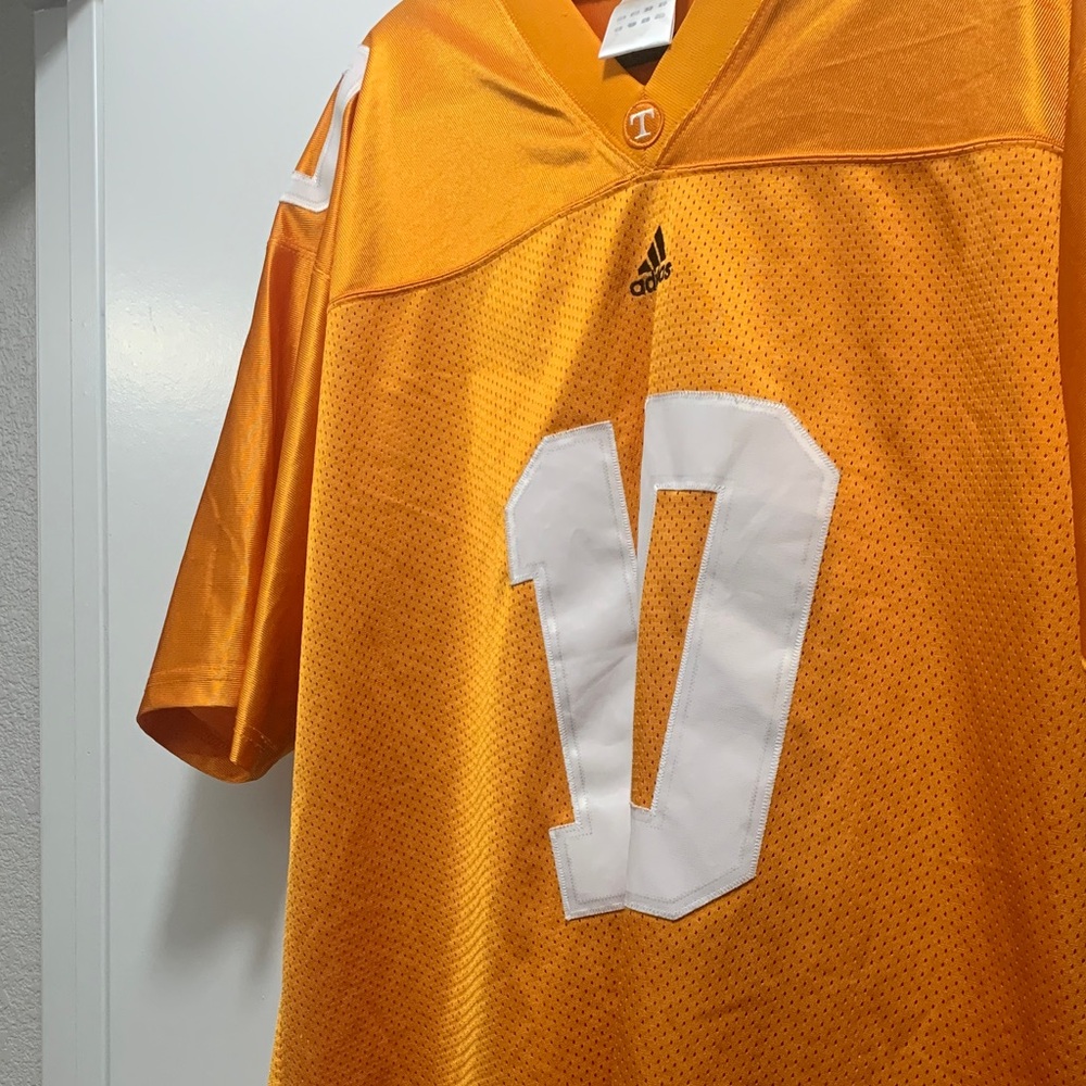 adidas Orange Football Jersey with White #10